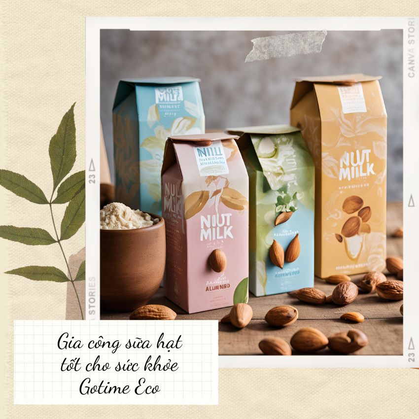 Xu hướng gia công sữa hạt